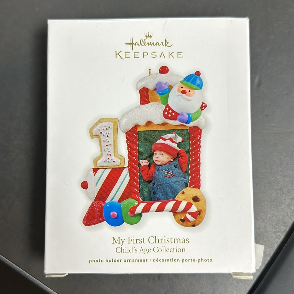 Baby’s 1st Christmas ornaments (2 sold together) Both new in box